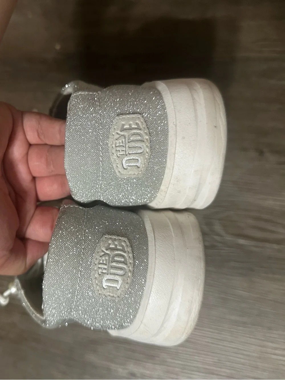Hey Dude Glitter Low-Top Sneakers